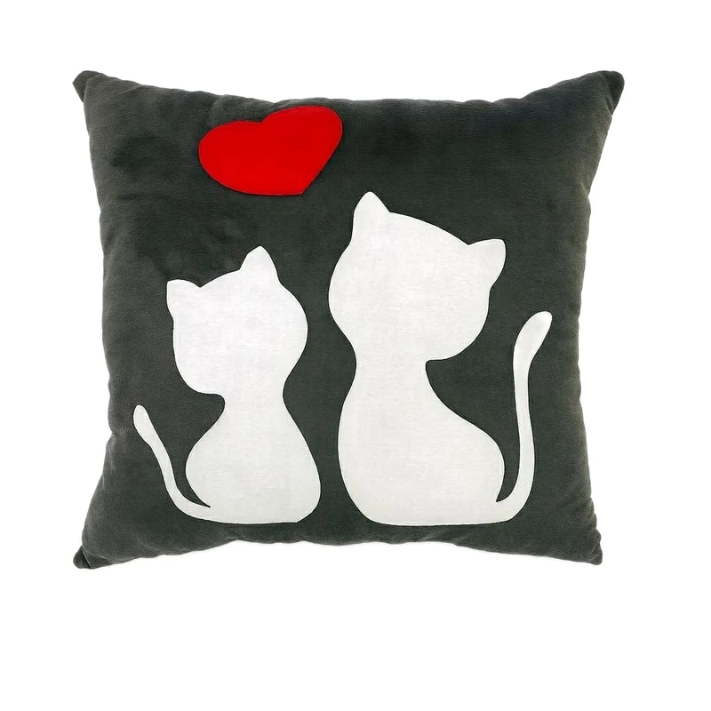 کوسن مدل گربه سایز 45×45 سانتی متر