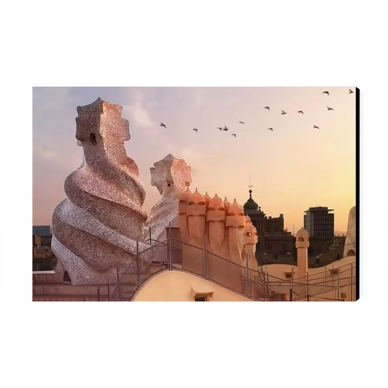 تابلو شاسی عرش طرح گردشگری اسپانیا مدل کازا میلا یا خانه میلا کد As6299