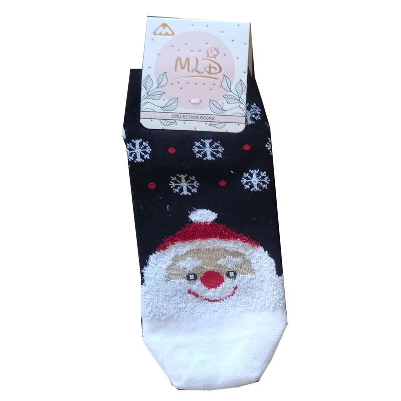 جوراب مدل بابانوئل و دانه برفی کد Santa-202