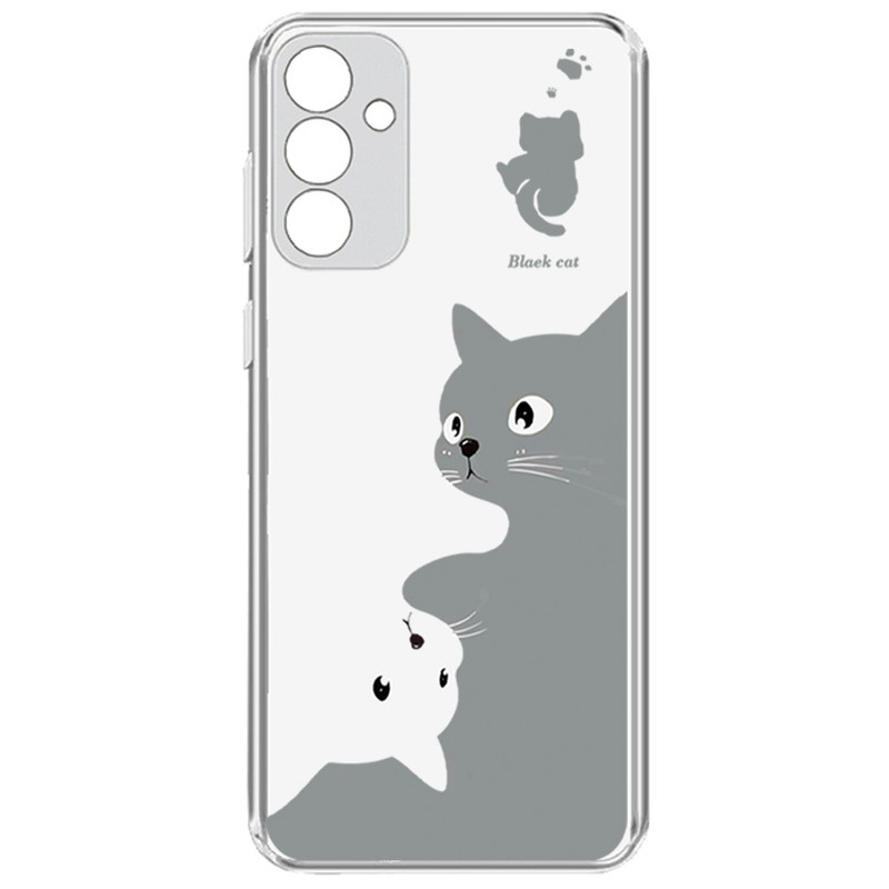 کاور طرح Cat مناسب برای گوشی موبایل سامسونگ Galaxy A55