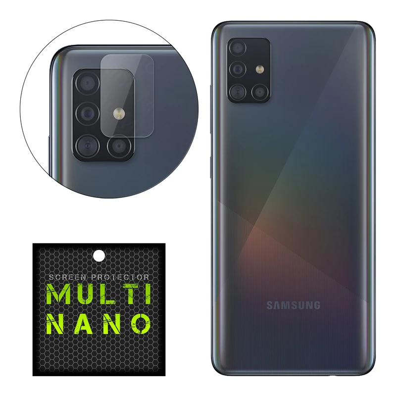 محافظ لنز دوربین مولتی نانو مدل Pro مناسب برای گوشی موبایل سامسونگ Galaxy A51