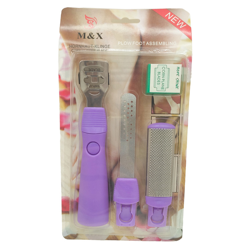 سوهان پا مدل M&X به همراه تیغ و رنده
