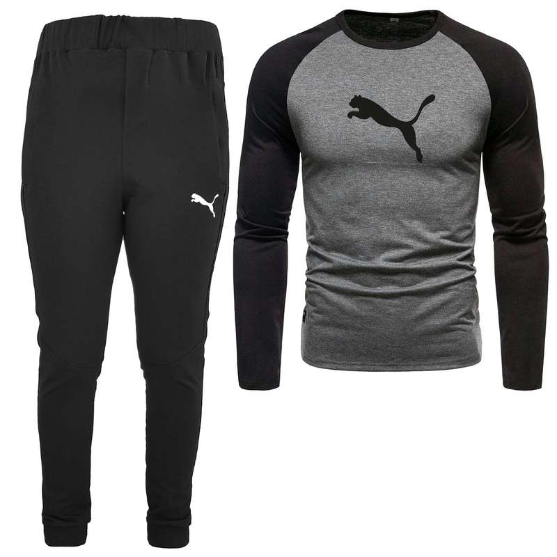 ست تی شرت و شلوار مردانه مدل 04009114 رنگ مشکی