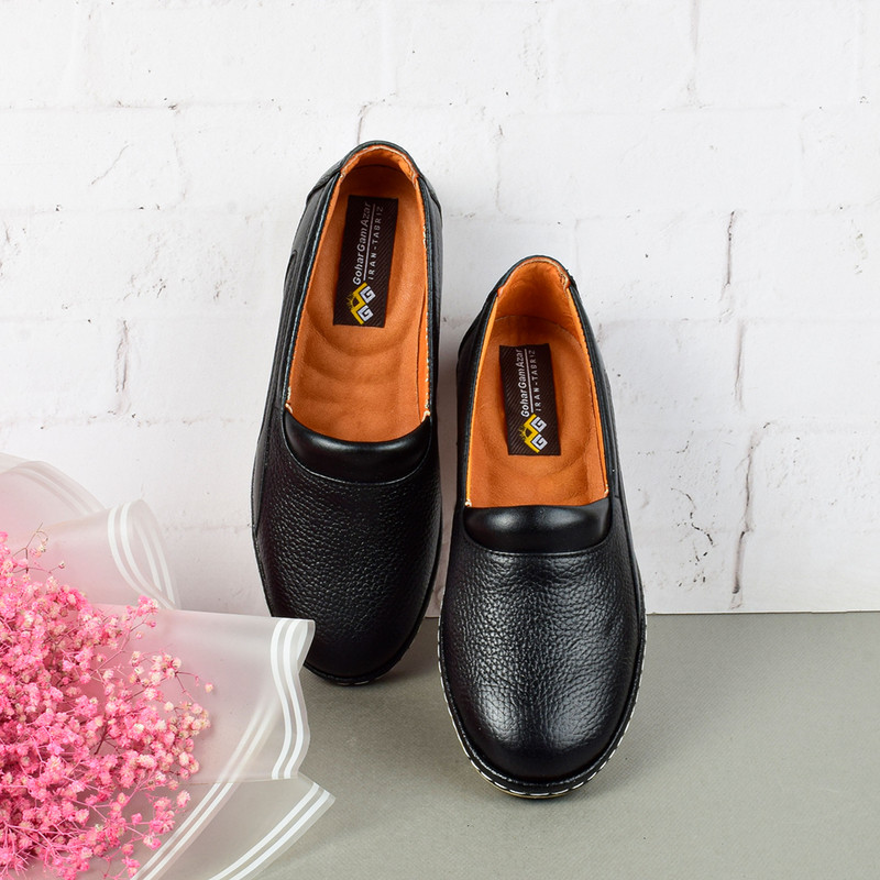 کفش روزمره زنانه مدل چرم طبیعی BK.4143