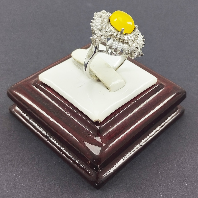 انگشتر نقره زنانه سلین کالا مدل شرف الشمس کد 102