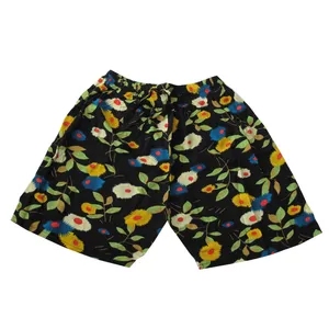 شلوارک زنانه مدل هاوایی گلدار