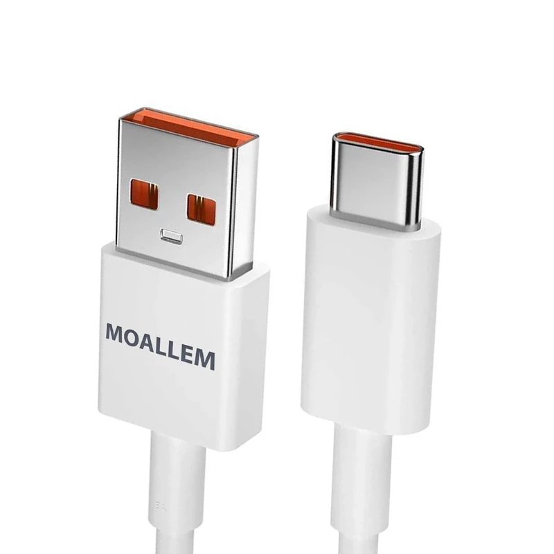 کابل USB به USB-C معلم مدل Turbo (33W) به طول 1 متر