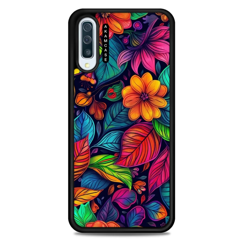کاور آکام مدل AMC-WSGA50-FLOWERS-36 مناسب برای گوشی موبایل سامسونگ Galaxy A50