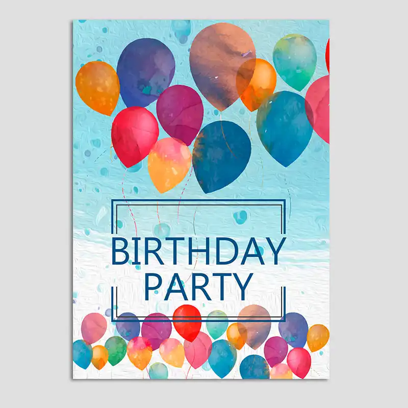 کارت دعوت مدل مراسم تولد کد TAV-DA-04 بسته 10 عددی