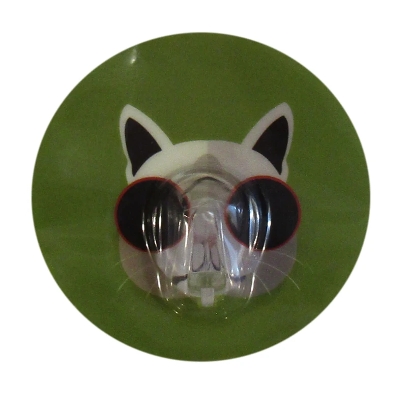 نگهدارنده حوله و دستمال هوم اند لایف مدل هوک طرح گربه کد 670006