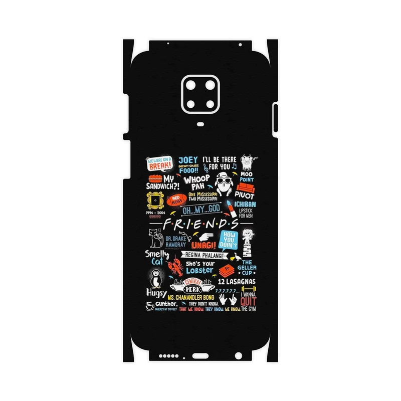 برچسب پوششی ماهوت مدل Friends 2-FullSkin مناسب برای گوشی موبایل شیائومی Redmi Note 9 Pro