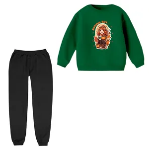 ست سویشرت و شلوار مدل دخترک کد ۱۱