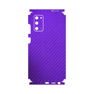 MAHOOT Purple-Fiber Cover Full skin Sticker for Samsung Galaxy Note20