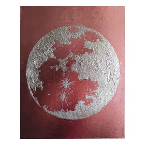  تابلو نقاشی اکریلیک طرح ماه کد 6804