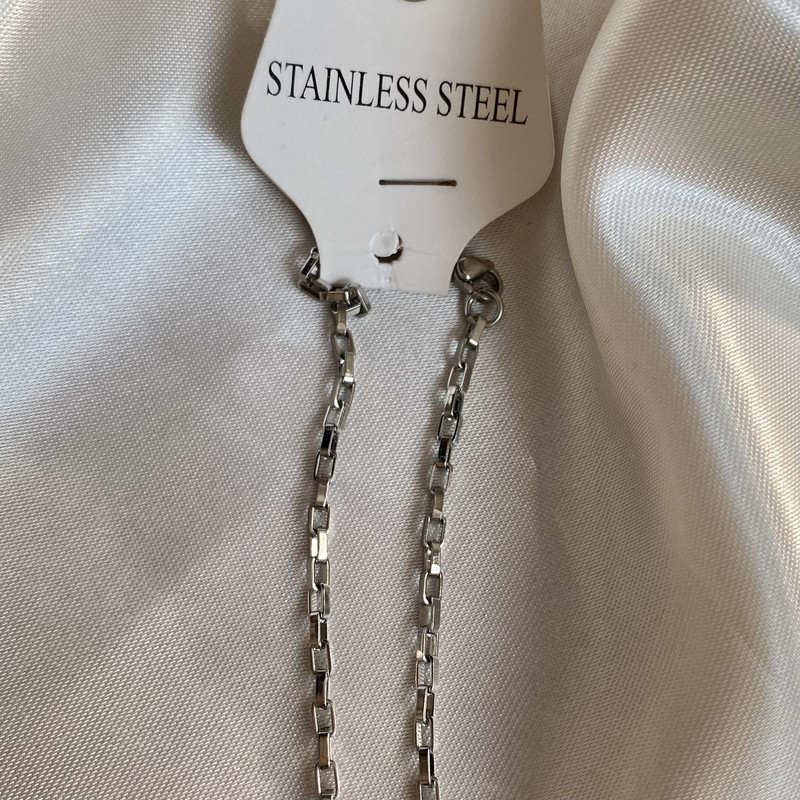 زنجیر زنانه استینلس استیل مدل کابلی کد k11 زنجیر زنانه استینلس استیل مدل کابلی کد k11