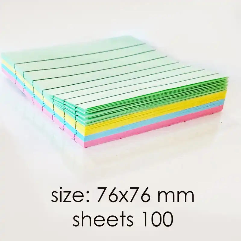 کاغذ یادداشت چسب دار استیک نوت مدل پاستل لاین