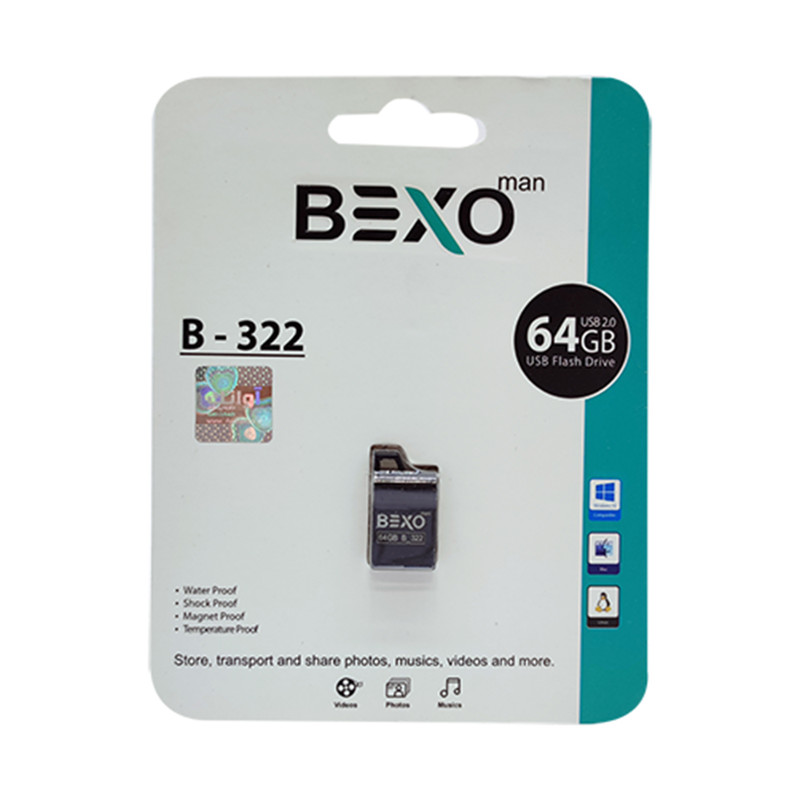 فلش مموری بکسو مدل B-322-64GB ظرفیت 64 گیگابایت