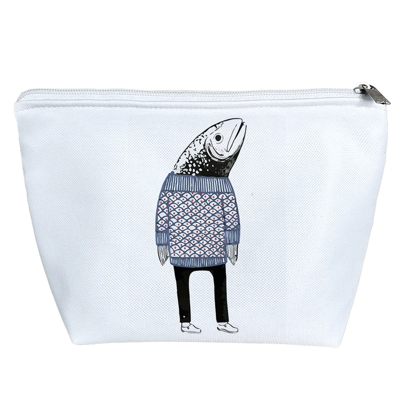 کیف لوازم آرایش دخترانه خندالو مدل پلیور ماهی کد 10438