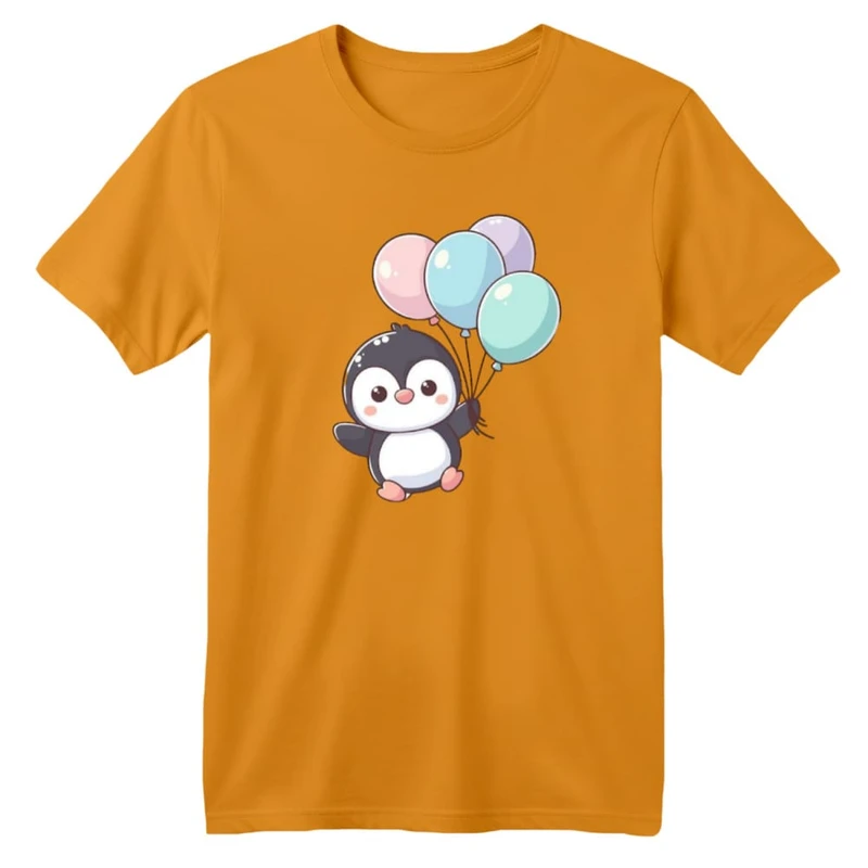 تی شرت آستین کوتاه بچگانه مدل پنگوئن کد ۲۰