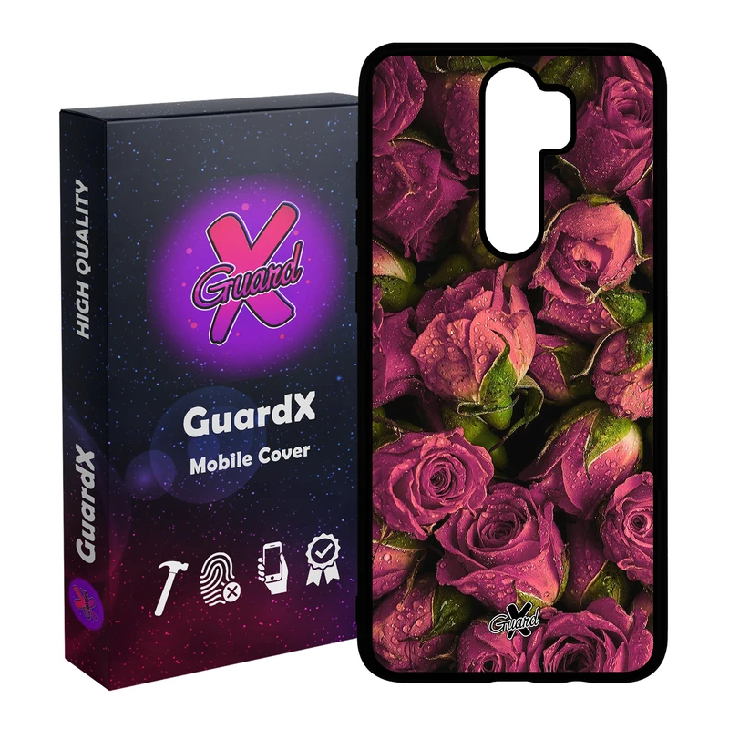 کاور گارد ایکس طرح Flower مدل Glass10006 مناسب برای گوشی موبایل شیائومی Redmi 9 / 9 Prime