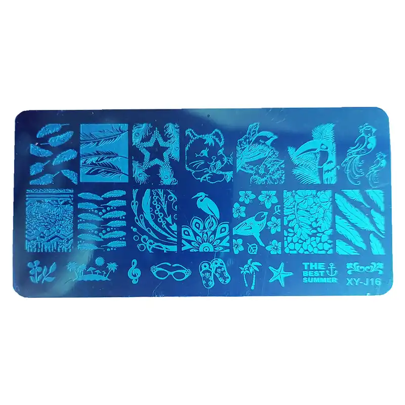 شابلون طراحی ناخن مدل XY-J16