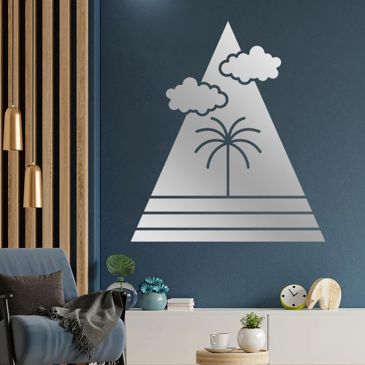 آینه پلکسی گلس مدل دکوراتیو کد N78 مجموعه 6 عددی