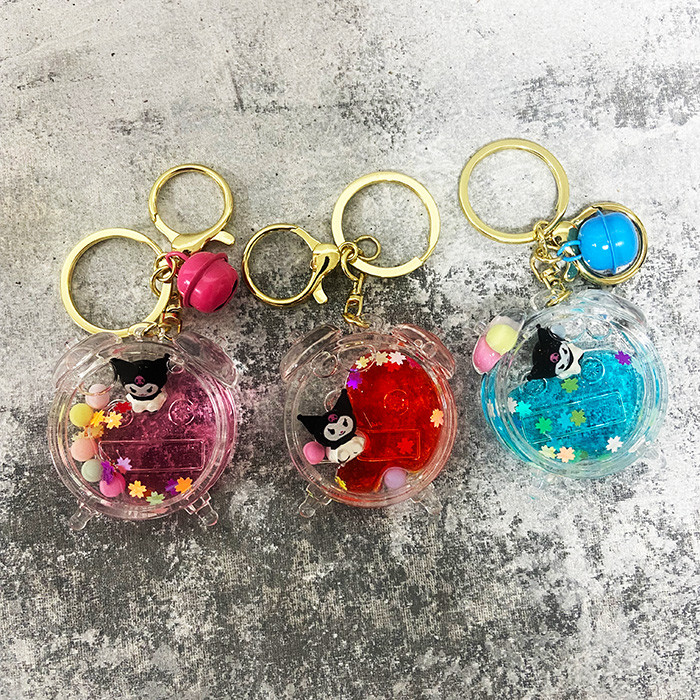 جاکلیدی دخترانه مدل مدل آکواریومی ساعت کرومی