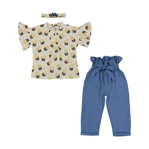 ست 3 تکه لباس دخترانه مدل مام استایل