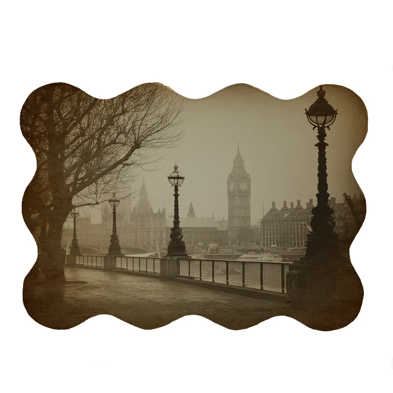 پادری مدل دالبر طرح منظره کد 5667 سایز 80x110 سانتی متر 