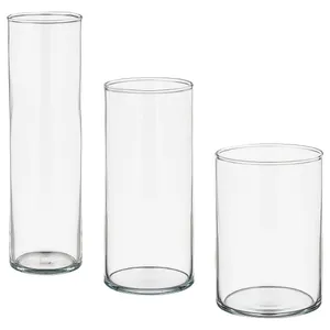 گلدان ایکیا مدل CYLINDER کد 60175092 بسته 3 عددی