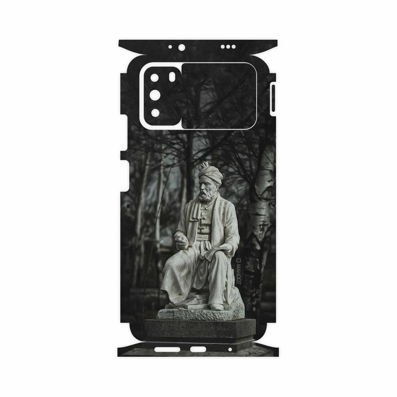 برچسب پوششی ماهوت مدل Ferdowsi-Logo-FullSkin مناسب برای گوشی موبایل شیائومی Poco M3