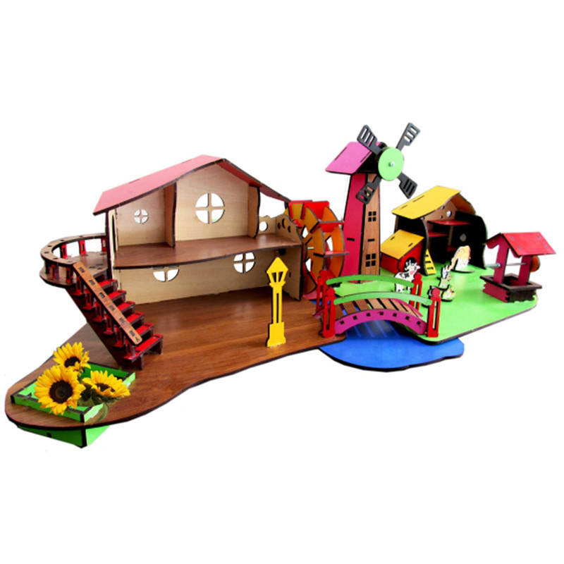 ساختنی خانواده باهوش من مدل شهرک چوبی