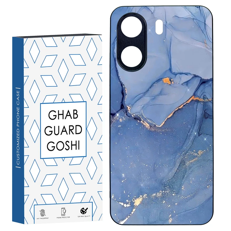 کاور قاب گارد گوشی طرح سنگ مرمر کد TPU-033 مناسب برای گوشی موبایل شیائومی REDMI 13C / POCO C65