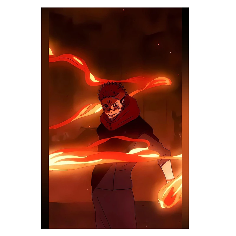 پوستر مدل سوکونا Sukuna طرح انیمه جوجیتسو کایزن Jujutsu Kaisen کد 551