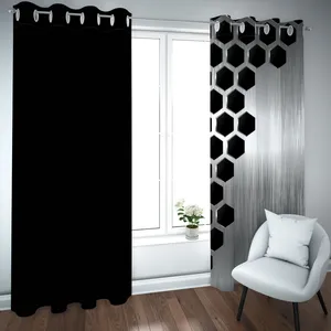 پرده مدل چاپی هازان سایز 300×150 سانتی متر 