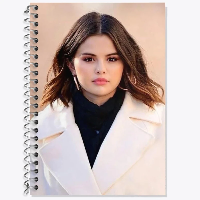 دفتر لغت 50 برگ خندالو مدل سلنا گومز Selena Gomez کد 19201