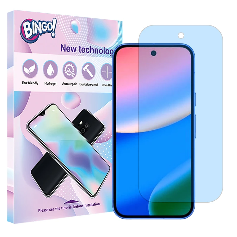 محافظ صفحه نمایش مات آنتی بلو بینگو مدل Tough مناسب برای گوشی موبایل گوگل Pixel 10