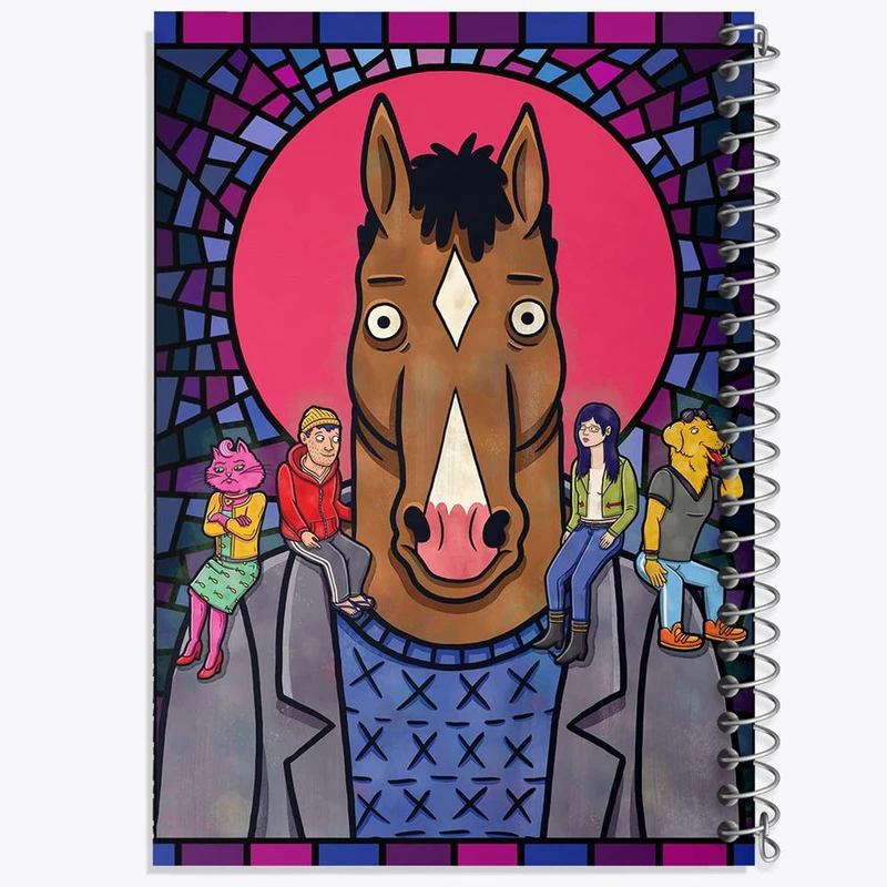 دفتر نت موسیقی 50 برگ خندالو مدل سریال بوجک هورسمن Bojack Horseman کد 1136