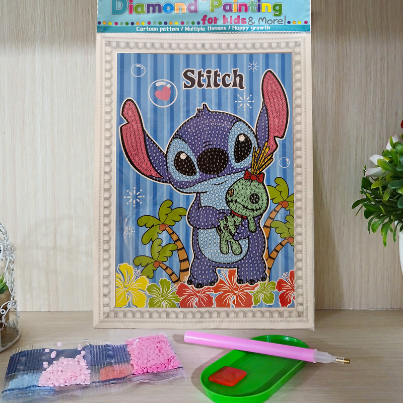 بازی آموزشی مدل ساخت تابلو نقاشی الماسی کد v18