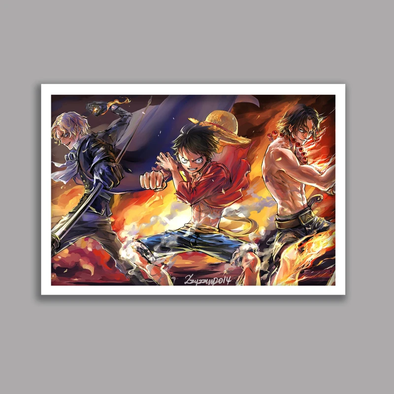 تابلو مدل انیمه وان پیس One Piece کد LA-G10501