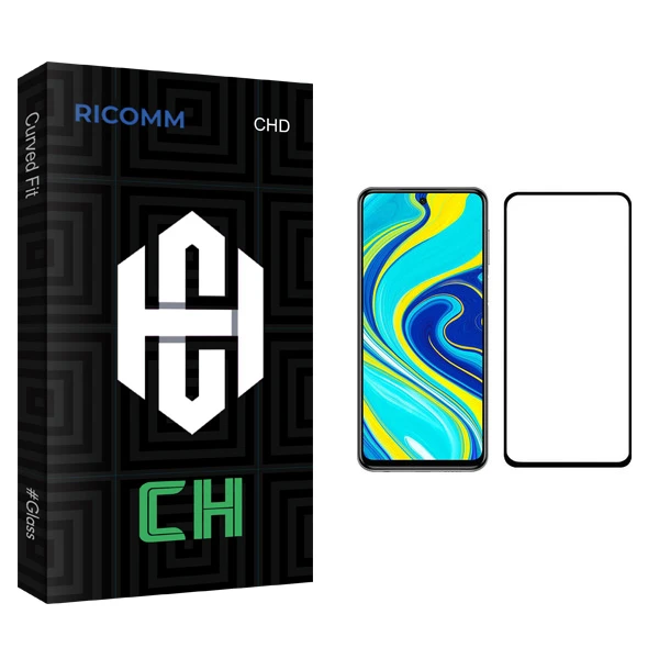 محافظ صفحه نمایش ریکام مدل CH glass مناسب برای گوشی موبایل شیائومی Redmi Note 9S