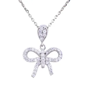 گردنبند نقره زنانه مدل AVN_M084