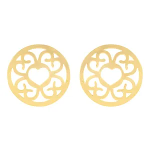 گوشواره طلا 18 عیار زنانه الن نار مدل 0686