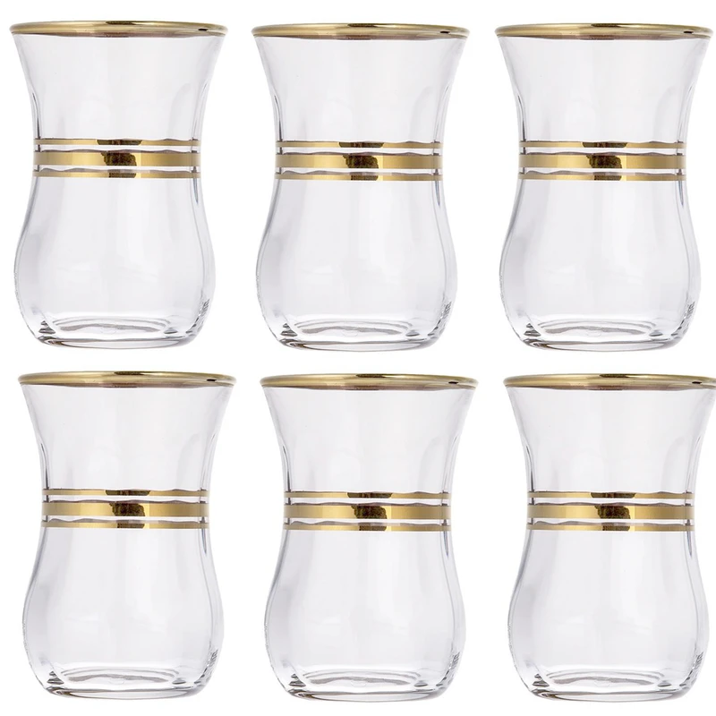 استکان پاشاباغچه مدل G_200 بسته 6 عددی