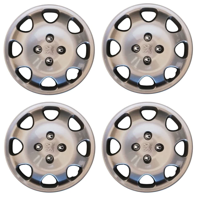 قالپاق خودرو تی پی ای کد 0104 سایز14 اینچ مناسب برای پژو پارس بسته 4عددی