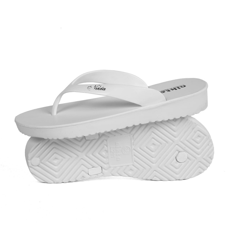 دمپایی لا انگشتی زنانه نیکتا مدل 294 رنگ سفید