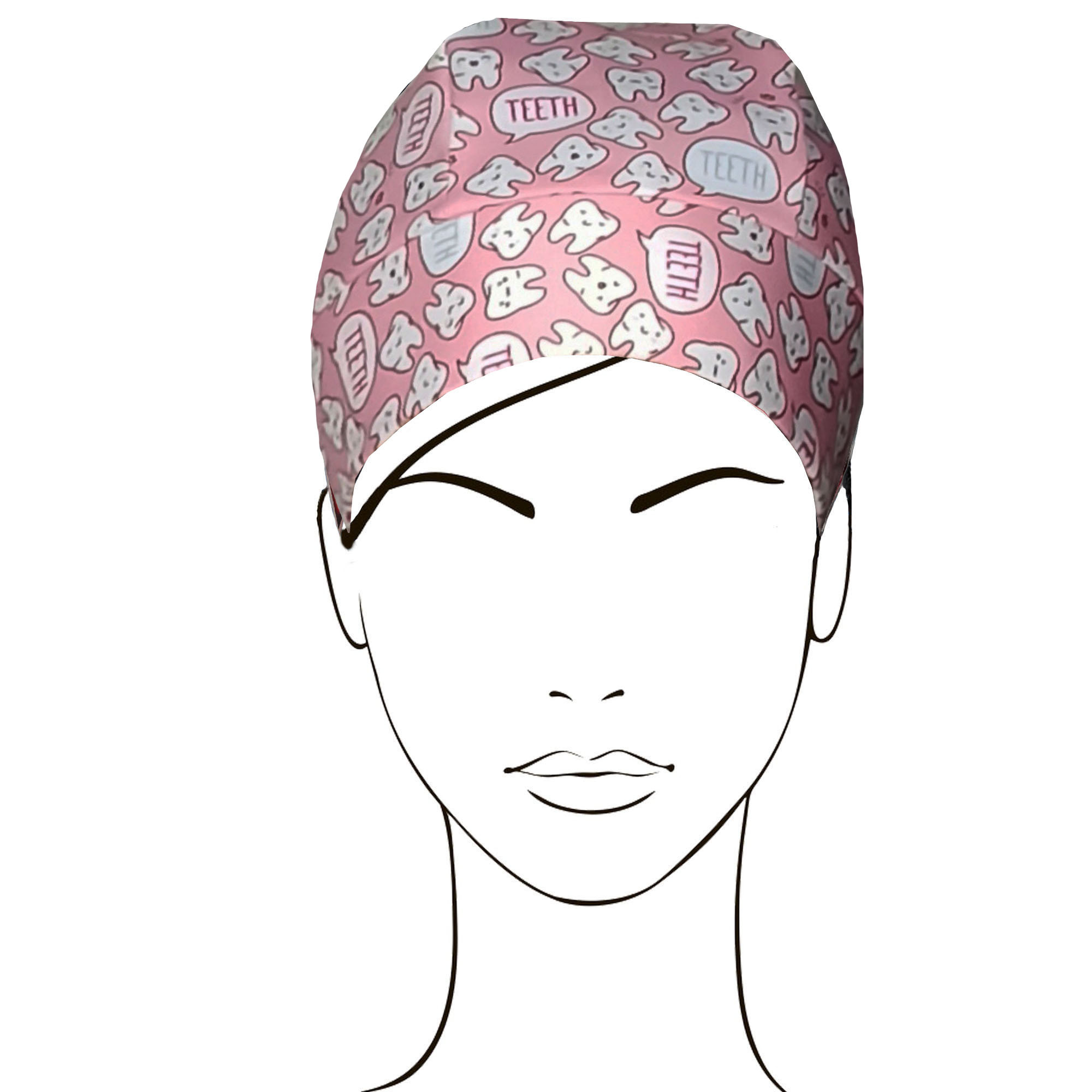 ست کلاه و روپوش پزشکی زنانه تادو مدل RO1906