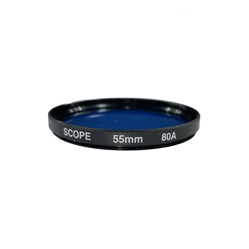 فیلتر لنز اسکوپ مدل B(80A) - 55MM