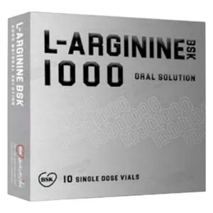 ویال ال آرژنین 1000 میلی گرم بی اس کی - بسته 10 عددی
