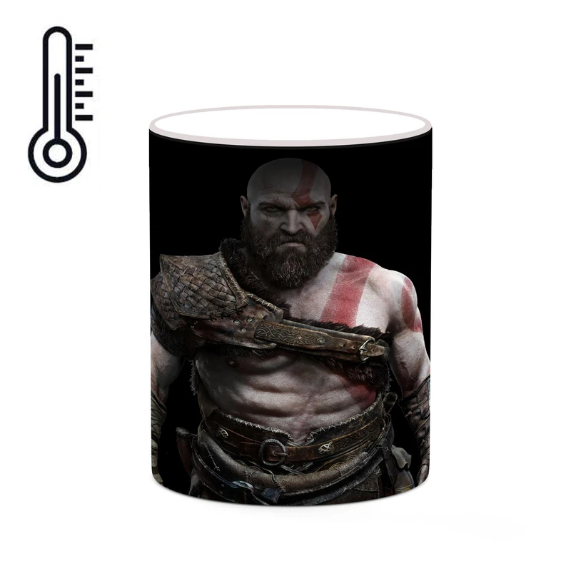 ماگ حرارتی کاکتی طرح گاد آف وار God Of War مدل mgh40860